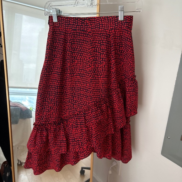 Club Monaco Silk Skirt